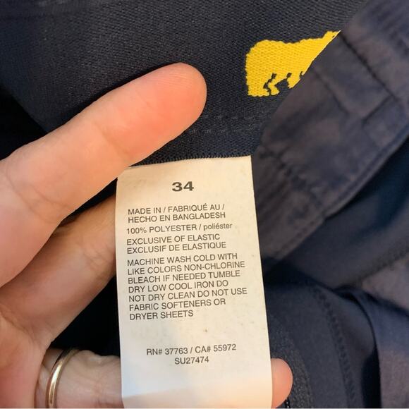 Jack Nicklaus Blue Golf Chino Tech Short - Picture 6 of 8